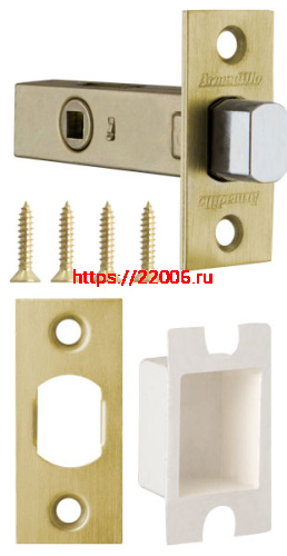 Задвижка Armadillo (Армадилло) врезная METDB920-45-25 (DB 920-45-25) SG Матовое золото SKIN