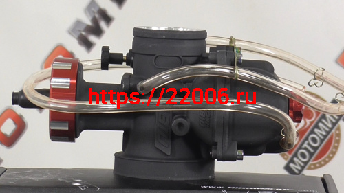 Карбюратор NIBBI Racing PWK38 (YJ), реком.двиг. 400-600 см3 (вход/выход 38 и 63 мм)