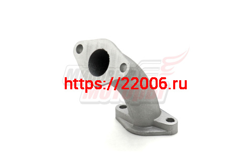 Патрубок карбюратора Delta, Zodiak 70сс-110сс (впуск.коллектор) короткий (d22мм) СЕРЕБРИСТЫЙ Патрубок карбюратора Delta, Zodiak 70сс-110сс (впуск.коллектор) короткий (d22мм) СЕРЕБРИСТЫЙ