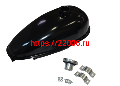 Бензобак Газуля 4 литра черный