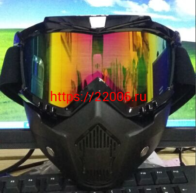 Очки мотокросс/спорт COBRA TP-655 с маской типа "Дарт Вейдер" фото 2 Очки мотокросс/спорт COBRA TP-655 с маской типа "Дарт Вейдер" фото 2