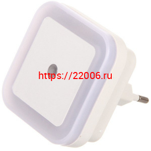 Ночник светодиодный CADENA Квадрат с датчиком освещенности Ночник светодиодный CADENA Квадрат с датчиком освещенности