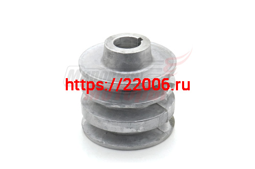 Шкив d22 мм ведущий 3-х ручейковый (Каскад) Шкив d22 мм ведущий 3-х ручейковый (Каскад)