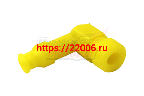 Колпачок высоковольтный силикон Delta, Alpha (угол 90 градусов) ЖЕЛТЫЙ Колпачок высоковольтный силикон Delta, Alpha (угол 90 градусов) ЖЕЛТЫЙ