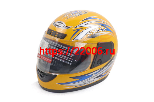 Шлем CONCORD XZF03 желтый "S,M,L,XL,XXL" (интеграл)