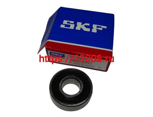 Подшипник 180101 (12х28х8) закрытый резиной (6001 2RS) SKF оригинал (034 T) Подшипник 180101 (12х28х8) закрытый резиной (6001 2RS) SKF оригинал (034 T)