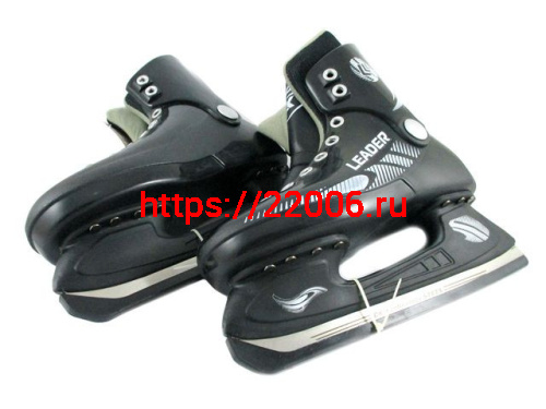 Коньки хоккейные Leader 39 размер 3839