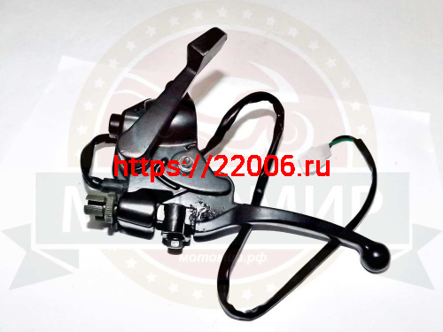 Рычаг газа/тормоза ATV 50/70/110 ZLA70-4, в сборе ( под 2 тросика) Рычаг газа/тормоза ATV 50/70/110 ZLA70-4, в сборе ( под 2 тросика)
