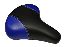 Сиденье вело простое на пружинах 245х210мм, двухцветное 630г (Стелс,Форвард)(JY 802 A)