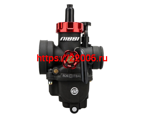 Карбюратор NIBBI Racing PE26 (YJ), реком.двиг. 140-160 см3 (вход/выход 26 и 48 мм) фото 4 Карбюратор NIBBI Racing PE26 (YJ), реком.двиг. 140-160 см3 (вход/выход 26 и 48 мм) фото 4