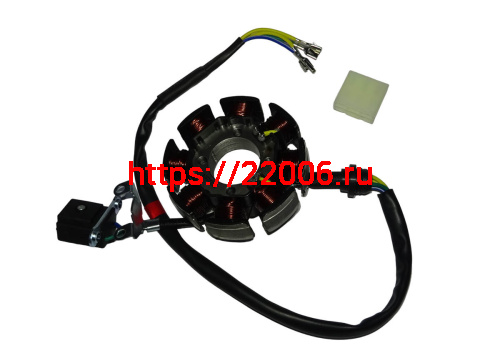 Зажигание SHINERAY VJP250-4 172FMM голое (без маховика) (статор) (31140043) Зажигание SHINERAY VJP250-4 172FMM голое (без маховика) (статор) (31140043)