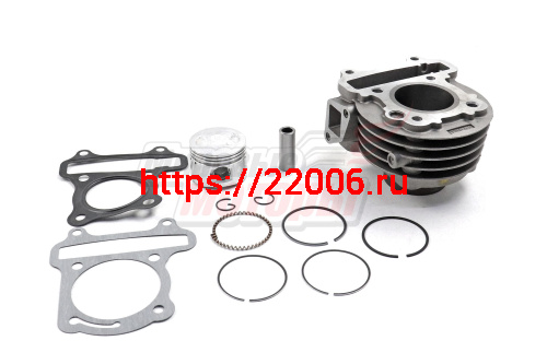 Поршневая в сборе Скутер 4х такт.(цил,порш,кольца,палец) 60см3 (44 мм) S.E.E
