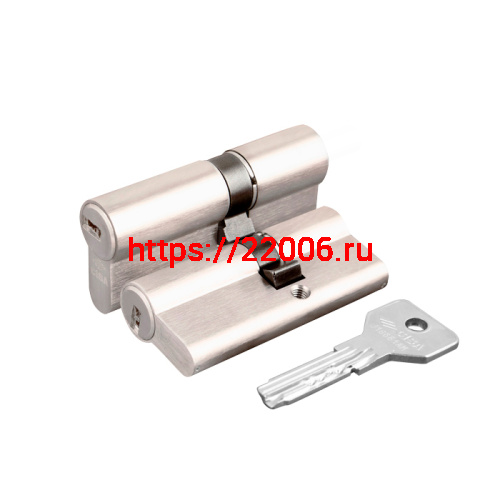 Цилиндровый Cisa (Чиза) механизм ASIX OE300-07.12 (60 мм/25+10+25), НИКЕЛЬ