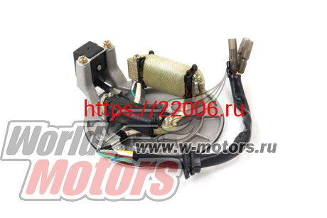 Зажигание Alpha, Delta, Zodiak голое (2 катушки,разъёмы:1+1+1+1+1)(для безэлектростарт-х двигателей) Зажигание Alpha, Delta, Zodiak голое (2 катушки,разъёмы:1+1+1+1+1)(для безэлектростарт-х двигателей)