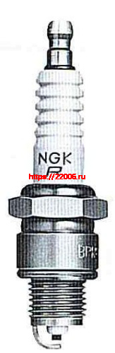 Свеча зажигания BP7HS NGK 2Т JOG,  Иж Планета, Урал под 95 бензин (Япония) 5111