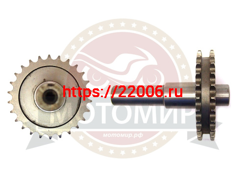 Вал отбора мощности МБ-2М с звездой 2х рядной 5-19