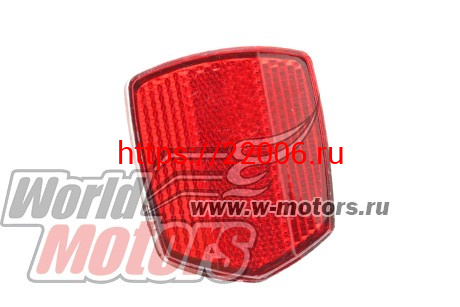 Отражатель (катафот) красный (55х60 мм) Отражатель (катафот) красный (55х60 мм)