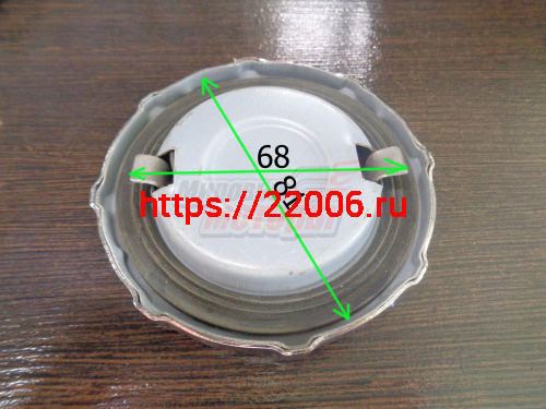 Крышка топливного бака R180-R195 (металл, под горловину с внутренней фиксацией) Крышка топливного бака R180-R195 (металл, под горловину с внутренней фиксацией)