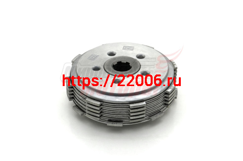 Диски сцепления с барабаном внутренним в сборе 163FML-2 (200cc) (под подш.6003) LIFAN оригинал