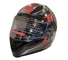 Шлем интеграл COBRA EC H128, серый/оранж, серый/син, черн/крас, черн/лайм, черн/оранж, размер XXL