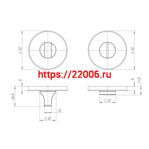 Ручка Punto (Пунто) поворотная BK6.R.ARC.R52 (BK6 ARC) SSG-39 сатин.золото фото 3 Ручка Punto (Пунто) поворотная BK6.R.ARC.R52 (BK6 ARC) SSG-39 сатин.золото фото 3