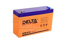 Аккумулятор герметичный 6В12Ач DELTA DTM612 AGM (электромашинки)