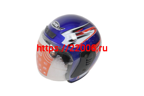 Шлем CONCORD XZH03 синий "S,M,L,XL,XXL" (открытый)