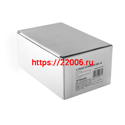 Ручка Fuaro (Фуаро) раздельная K.TRG52.TETRAGON SSC-16 сатин хром 8х140 мм фото 2