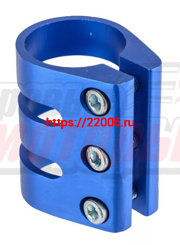 Хомут для ТРЮКОВЫХ САМОКАТОВ на 3 болта (диам.31,8мм) Хомут для ТРЮКОВЫХ САМОКАТОВ на 3 болта (диам.31,8мм)