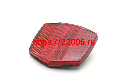 Отражатель (катафот) красный большой (70х60 мм) Отражатель (катафот) красный большой (70х60 мм)
