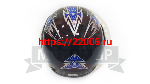 Шлем интеграл FALCON XZF01, размер S (59-60) (тонированный визор) decal red black 1 black grey blue фото 5