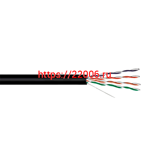 Кабель DIVISAT UTP 4PR 24AWG Cu CAT 5e. OUTDOOR (0.52 mm) (305 м) Кабель DIVISAT UTP 4PR 24AWG Cu CAT 5e. OUTDOOR (0.52 mm) (305 м)