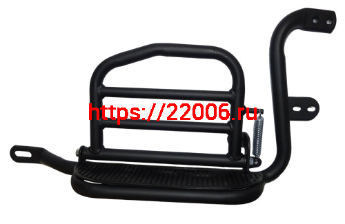 Подножка пассажира с подставкой для багажа COLT левая