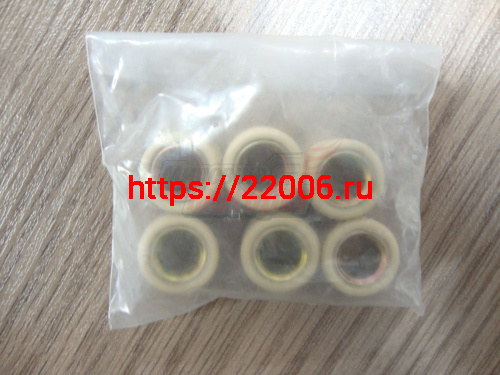 Ролики вариатора 16х13 8 гр. 139QMB (GY6-50) (КОМПЛ.=6шт.)