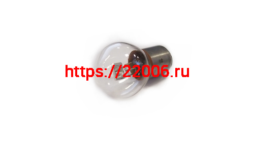 Лампа 12В 35/35Вт фарная пузатая, с большим цоколем (BА20d S2/В35) (Ява, Альфа, TTR125) (61235)