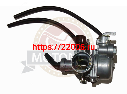 Карбюратор PZ25 с бензокраном, ручной подсос справа (НАБОР) Карбюратор PZ25 с бензокраном, ручной подсос справа (НАБОР)