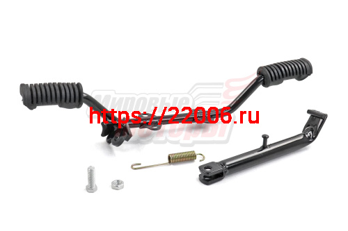 Подножки водителя Alpha в сборе с боковой подставкой (длина- 480 мм) Подножки водителя Alpha в сборе с боковой подставкой (длина- 480 мм)