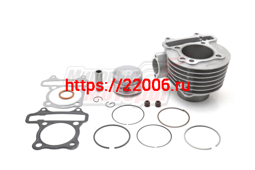 Поршневая в сборе Скутер 4х такт.(цил,порш,кольца,палец) 150см3 57,4 мм 157QMJ "TMMP" Поршневая в сборе Скутер 4х такт.(цил,порш,кольца,палец) 150см3 57,4 мм 157QMJ "TMMP"