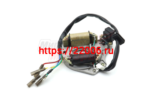 Зажигание Alpha, Delta, Zodiak голое (2 катушки,разъёмы:1+1+1+1+1)(для электростартерных двигателей) Зажигание Alpha, Delta, Zodiak голое (2 катушки,разъёмы:1+1+1+1+1)(для электростартерных двигателей)