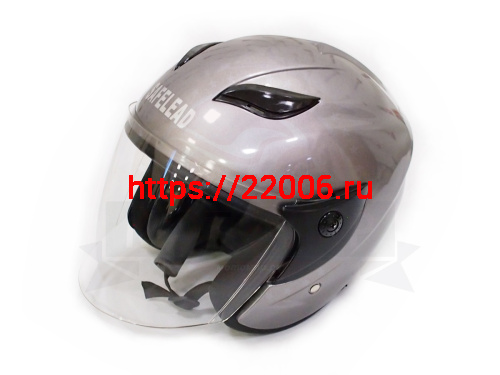 Шлем открытый "Safelead" HF-255В "колобки" Honda Grey размер M Шлем открытый "Safelead" HF-255В "колобки" Honda Grey размер M