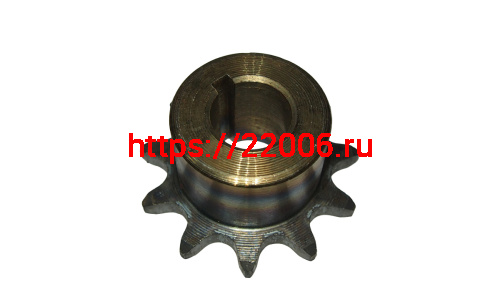 Звезда 11 зуб. (520) цепи, 15.875шаг, на вал d20мм, h28мм, шпонка 5мм, мотобуксировщик фото 2