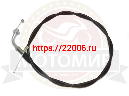 Трос газа L-1250мм, ход-80мм, "Газуля" F50/80 (мотоцикл СКАУТ)