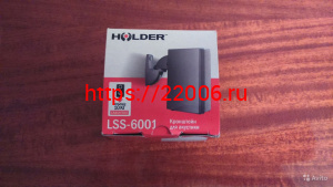 Holder LSS-6001 кронштейн черный Holder LSS-6001 кронштейн черный