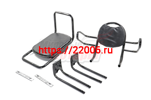 Седло-кресло детское на багажник складное черное(с подлокотниками, передним ограничителем, сталь) Седло-кресло детское на багажник складное черное(с подлокотниками, передним ограничителем, сталь)