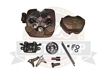 Головка 250 см3 в сборе CG250 (167FMM) + шестерня и толкатели ADVENTURE250 (E1-1.6.9,E2-c1 по 21)
