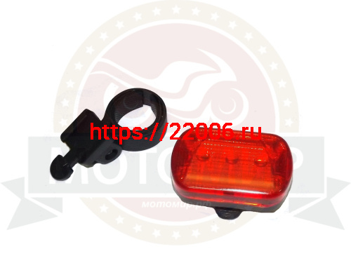 Фонарь Вело задний, 3 функции, 3 диода, STG (JU-860T,ВС-TL5355) (бат.2*ААА) JY-153T