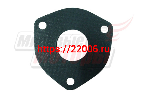 Прокладка глушителя "треугольник" FT50QT-4A (метал-асбест)