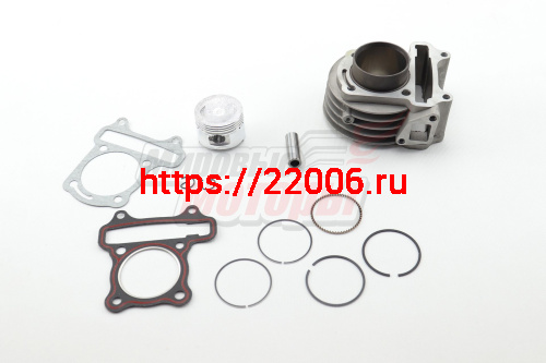 Поршневая в сборе Скутер 4х такт.(цил,порш,кольца,палец) 70см3 (47 мм) MM