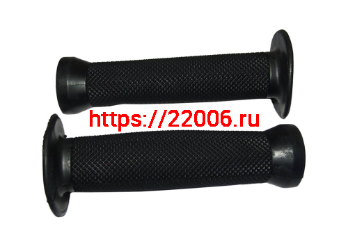 Грипсы для велосипеда 130мм, резина, с упором (d-22,2), черные фото 3 Грипсы для велосипеда 130мм, резина, с упором (d-22,2), черные фото 3