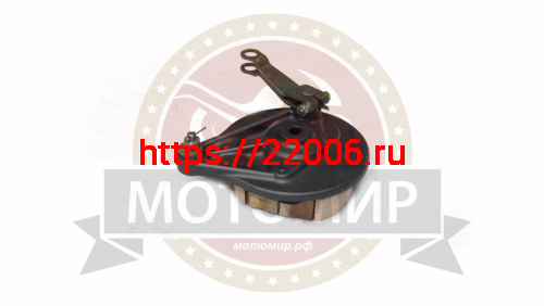 Барабан тормозной задний TRICKLER XY110-17A в сборе с колодками